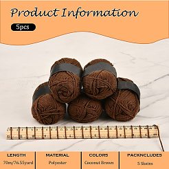 5 Skeins Light Polyester DK Yarn&nbsp;YCOR-SZ0001-03I