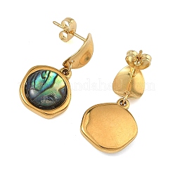 304 Stainless Steel Dangle Stud Earring for Women&nbsp;EJEW-JE07348