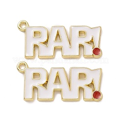 Christmas Theme Rack Plating Alloy Enamel Pendants&nbsp;PALLOY-O109-42LG