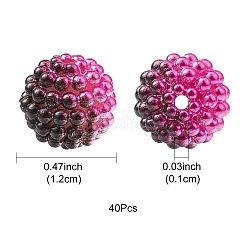 Imitation Pearl Acrylic Beads&nbsp;OACR-FS0001-42H