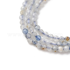 Natural Aquamarine Beads Strands&nbsp;G-RM2025-A46-2mm-B