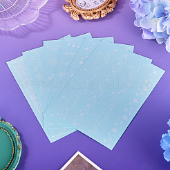 6 Sheets Luminous Paper Tattoo Stickers&nbsp;STIC-TAC0001-007A