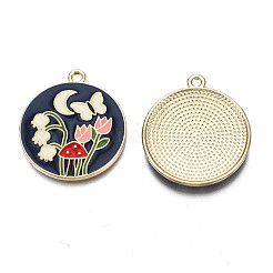 Alloy Enamel Pendants&nbsp;ENAM-N055-113B