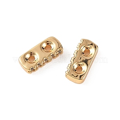 SHEGRACE Brass Micro Pave Clear Cubic Zirconia Multi-Strands Links&nbsp;XGRQ5S564-849-G