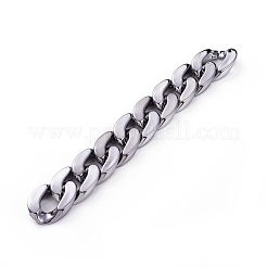 Handmade Plastic Curb Chains&nbsp;AJEW-JB00525-01