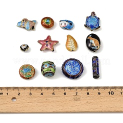 Handmade Cloisonne Beads&nbsp;CLB-Z001-12G