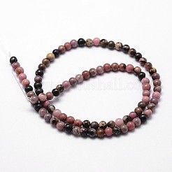 Natural Rhodonite Beads Strands&nbsp;G-G735-10-8mm