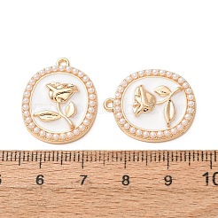 Alloy Enamel Pendants&nbsp;AL-CBA3036-04G-01