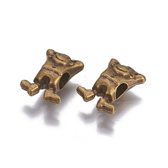 Tibetan Style Alloy European Beads&nbsp;PALLOY-I154-01AB