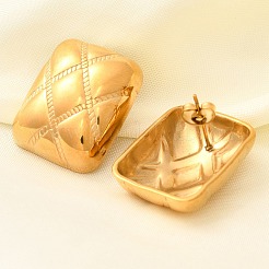 304 Stainless Steel Stud Earrings&nbsp;EJEW-P298-02C-G