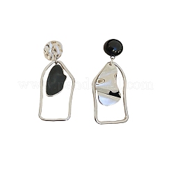 Nuggets Alloy Enamel Dangle Stud Earrings&nbsp;FS-WGBB78E-02
