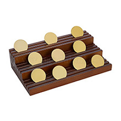 Wood Coin Display Cases&nbsp;ODIS-WH0086-125