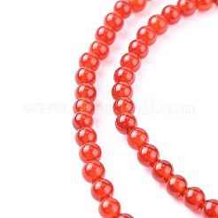 Natural Carnelian Beads Strands&nbsp;G-C076-4mm-2A