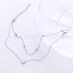 Small Unique Design Double Layer Heart Bracelet Elegant Simple Fashion for Women&nbsp;VX9541