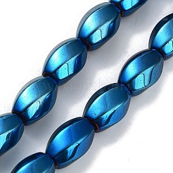 Synthetic Non-magnetic Hematite Beads Strands&nbsp;G-P545-G02-01