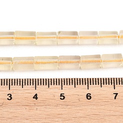 Heated Natural Lemon Quartz Beads Strands&nbsp;G-F832-B01-01