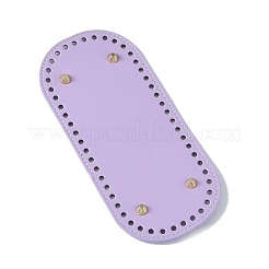 Oval PU Leather Knitting Crochet Bags Nail Bottom Shaper Pad&nbsp;DIY-WH0349-26LG-01