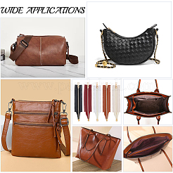 5Pcs 5 Colors PU Leather Handbag Zipper&nbsp;PURS-CY0001-03