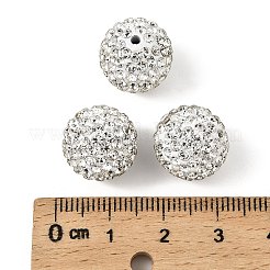 Polymer Clay Rhinestone Beads&nbsp;RB-H284-14MM-001