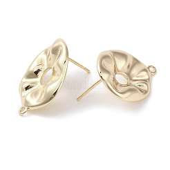 Brass Stud Earring Findings&nbsp;KK-G491-55G