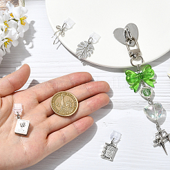 5Pcs PVC Mobile Dustproof Plugs and Iron Cell Phone Holder Stand&nbsp;HJEW-SW00384