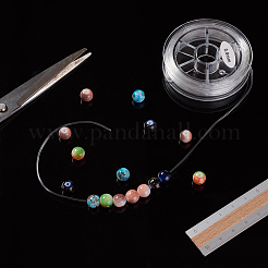 Round Japanese Elastic Crystal String&nbsp;EW-G008-01-0.8mm
