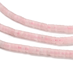 Natural Rose Quartz Beads Strands&nbsp;G-P575-B44-4x2mm