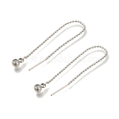 Rack Plating Brass Ear Wire&nbsp;KK-C081-09P