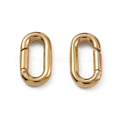 Ion Plating(IP) 304 Stainless Steel Spring Gate Rings&nbsp;STAS-G309-05G