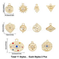 Alloy Pendants&nbsp;PALLOY-SC0001-73G-NR