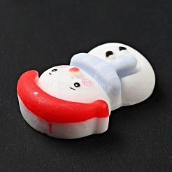 Opaque Christmas Resin Cabochons&nbsp;RESI-G039-09