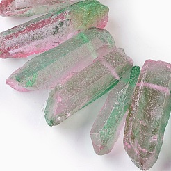 Natural Quartz Crystal Points Beads Strands&nbsp;G-G767-06