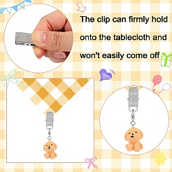 8Pcs Dog Resin Tablecloth Weights&nbsp;HJEW-SW00128-15