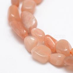 Natural Sunstone Beads Strands&nbsp;G-F521-26