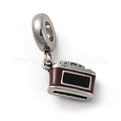 304 Stainless Steel Enamel European Dangle Charms&nbsp;STAS-G308-20AS