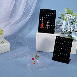 4Pcs 2 Colors Acrylic Earring Displays&nbsp;EDIS-SP0001-04A