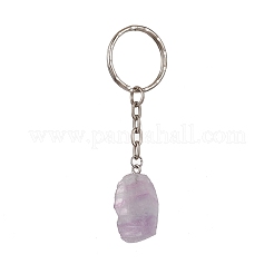 Nuggets Natural Gemstone Pendant Keychains&nbsp;KEYC-JKC00601