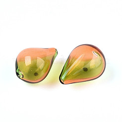 Transparent Handmade Blown Glass Globe Beads&nbsp;GLAA-T012-05K-01