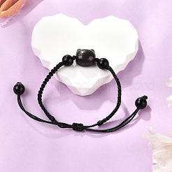 Cat Head Resin Brainded Bead Bracelets&nbsp;BJEW-L701-02B