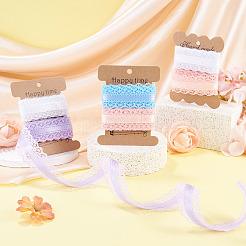 4 Yards 2 Colors Polyester Lace Trim&nbsp;OCOR-TADJ0001-02C