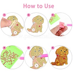 DIY Diamond Painting Keychain Kits&nbsp;DIY-WH0166-39