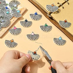 30Pcs Resin Imitation Turquoise Pendants&nbsp;RESI-CJ0003-68