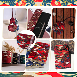1M Japanese Style Cotton Fabric&nbsp;DIY-FG0008-59A