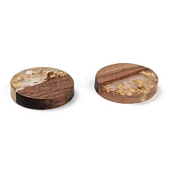 Transparent Resin & Walnut Wood Pendants&nbsp;LS-X-RESI-S358-02C-B02