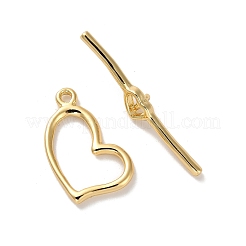 Brass Toggle Clasps&nbsp;KK-H496-09G