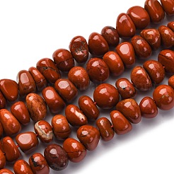 Natural Red Jaseper Beads Strands&nbsp;G-RM250109-B5