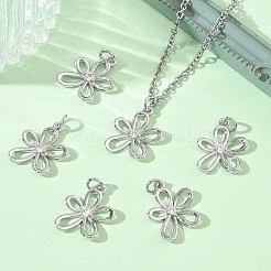 SHEGRACE Brass Micro Pave Clear Cubic Zirconia Pendants&nbsp;XGRQ3P283-630P