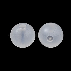 100Pcs Transparent Resin Beads&nbsp;MACR-WH0007-145