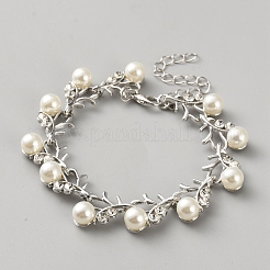 Alloy & Imitation Pearl & Rhinestone Jewelry Sets&nbsp;AJEW-WH0695-236P