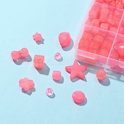 Mixed Shapes Imitation Jelly Acrylic Beads&nbsp;MACR-FS0001-29